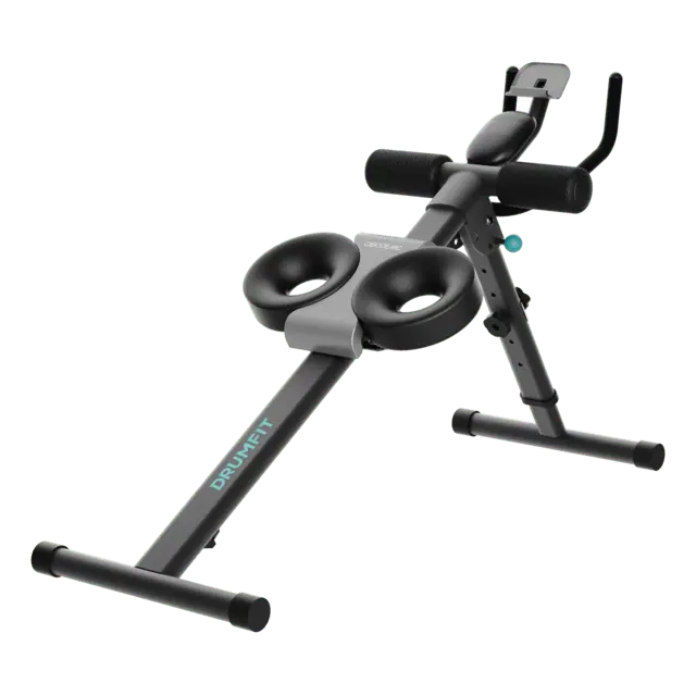 Cecotec Banco de abdominais dobrável e ajustável Drumfit AB Trainer. Suporte para dispositivos, ecrã LCD, 5 posições, almofadas acolchoadas peso máximo de utilizador 130 kg - 1