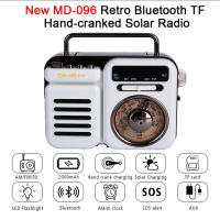 Altavoz Bluetooth Portátil Con Radio De Emergencia FM AM WB Solar Hand Crank TF Card Music Players Linterna Lámpara De Lectura SOS Alarme - details 0