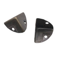 4Pcs Protección De Esquinas De Hierro Para Muebles Cubierta De Protección Para Rincones De Mesa Decoración De Pies De Metal Para Caja De Joyas Y Casos De Madera - details 4