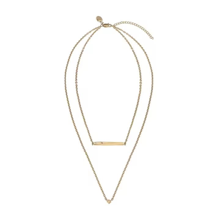 BREIL Joyas Colección B ESSENTIAL, COLLAR DE ACERO COLOR GOLD PARA MUJER Talla 45 with DIAMANTE - TJ3010 - 1