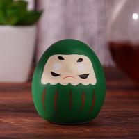 Muñeca Daruma De Cerámica Japonesa 1/6pcs Encanto De Suerte Adorno De Fortuna Ornamento De Paisaje Decoración Para El Hogar Accesorios Miniatura Regalos - details 20