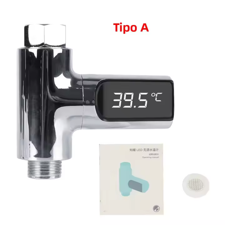 Monitor De Temperatura De Agua Para Bañera Y Ducha LED Digital Medidor De Temperatura Para Baño Y Hogar Material No Específico - 1