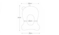 Asiento de baño para bebé, alfombrilla de apoyo plegable para bañera de bebé, almohadilla y silla para bañera de recién nacido, almohada antideslizante para bebé, cojín suave y cómodo para el cuerpo - details 3
