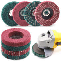 Rueda De Pulido De Nylon Fibra Para Mètallo Y Madera 4/4.5/5" Disco De Pulido De Fibra De Nùcleo Para Mezcladora De Ángulo Abrazadera Metálica Y Madera - details 8
