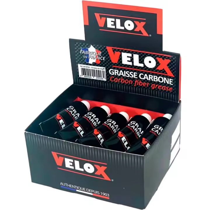Velox Grasa Carbon Fiber 25g 10 Unidades - 1