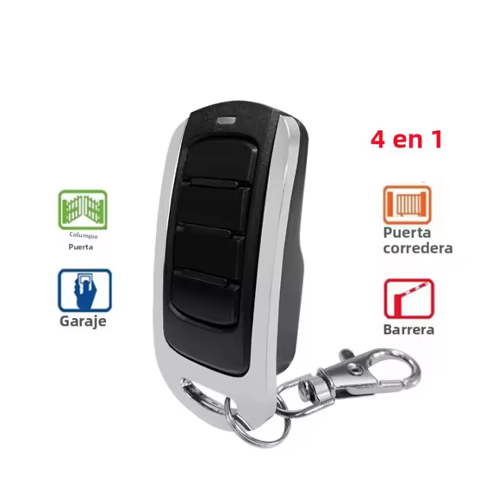 Control Remoto De Portón Eléctrico Universal Multifrecuencia 280-868MHZ Auto Escaneo 4 En 1 Copia Marca Código Rollo - 1