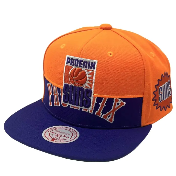 Gorra Plana Mitchell & Ness Phoenix Suns Half N Half Orange - 1