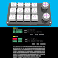 Teclado Mini Mecánico USB Con Macro 12 Teclas 2 Botones De Ajuste Para Programación DIY Gaming Y Dibujo Intercambiables Hotswap Portátil Romoral - details 4