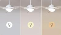 Ventilador de Techo con Mando a Distancia, Temporizador y Luz LED Cecotec EnergySilence Aero 560. Potencia Luz 60 W, 132 cm de Diámetro, 3 Aspas, 3 Velocidades, Función Invierno, Diseño en gris - details 5