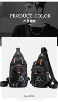 Bolsa Bandolera Para Hombre En Nylon Bolsa De Hombro Cruzada Pequeña Rucksack De Viaje Estilo Casual Con Bolsillos Internos Y Exterior - details 22