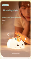 Lámpara Nocturna Recargable USB Unicornio Iluminación LED Para Habitación Decoración Luz Nocturna Infantil Con Control Remoto - details 0