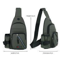 Bolso Cruzado Deportivo casual para helbres with crematernas dules, perfecto para Uso Diario, Viajes, para llevar teléfono Celular, Llaves y artículos Pequeños. Regalo ideal para el Día del Padre, Halloween, Navidad o para estudiantes universitarios - details 7