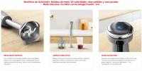 Moulinex Quickchef+, Batidora de buceo (bucear), tecnología de cuchillas Powelix, modo silencio, 20 velocidades, DD672B10 - details 1