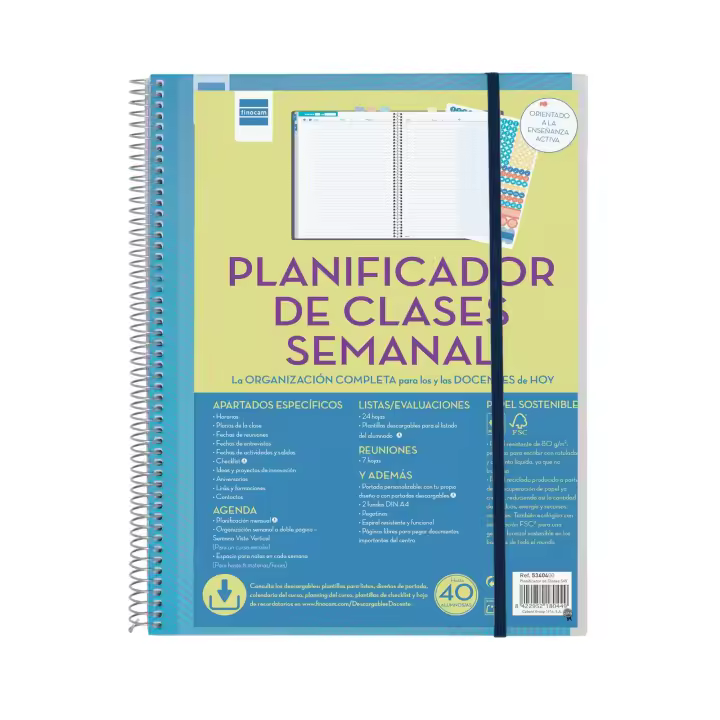 Finocam - Planificador de Clases Semanal Docente Español - 1