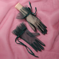 Guantes De Boda Para Novia Estilo Romántico Y Dulce De Largo Muñeca Para Mujer Guantes De Fiesta De Baloncesto - details 11