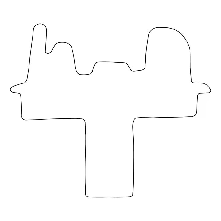 Juego de alfombrillas de terciopelo para Ford Transit Camper 2015-2020 - acabado negro - 1