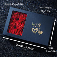 Set De Moda Para Mujer 6 Piezas Reloj Pulsera Con Collar Y Aretes Joyería De Lujo Con Diamantes Regalo De San Valentín - details 1