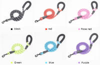 Correa De Mascota 1.5m Con Manija Padded Y Reflectante Para Perros Pequeños Medianos Y Grandes Correa Básica De Nylon Para Todas Las Edades - details 1
