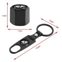 Cubiertas De Rueda Para Coche Lada Vesta Priora Granta Niva 2110 Alina Largus Priora Con Cerradura De Válvula Antirrobo Y Llavero - details 4