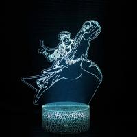 Lámpara Nocturna 3D De Acrílico Avatar Cambio De Color 16 Con Control Remoto LED Dimmable Regalo Para Fanáticos - details 1