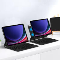 Teclado Mágico Para Samsung Galaxy Tab S9 FE 10.9 Con Soporte Ajustable Y Teclado De Toque Retroiluminado Compatible Con S9 S8 S7 11 Pulgadas Multilenguaje - details 14