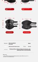Protector De Rodilla Para Motocicleta Invierno Antigolpes Térmico Para Hombres Equipamiento De Ciclismo Resistente Al Viento Multiple Estilos - details 15