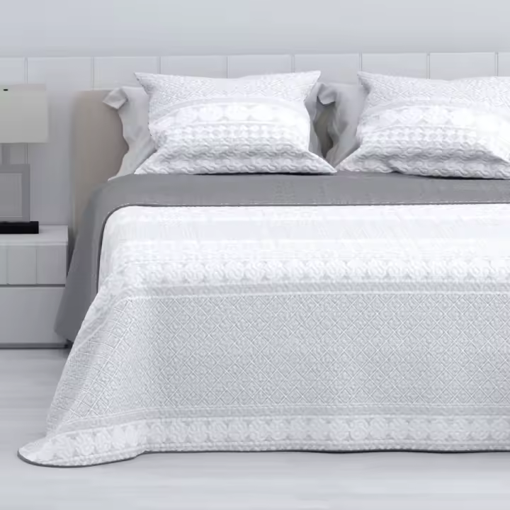 Colcha Bouti Modelo Albir HMS, Para Primavera Verano Reversible Para Cama de 90, 105, 135, 150 y 180 - 1