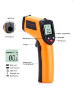 Termómetro De Mano Digital GM320 Inalámbrico Infrarrojo Láser Para Carnes Lectura Instantánea Rango -58F-716F (-50C-380C) - details 6