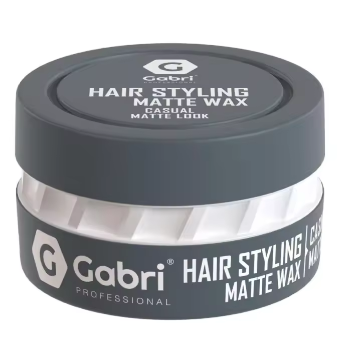 Gabri Casual Look Hair Styling Matte Wax 150 ml - Cera Para El Cabello De Aspecto Mate, Control De Bordes, Máxima Durabilidad - Control Para Hombres y Mujeres. Marca: G Gabri - 1