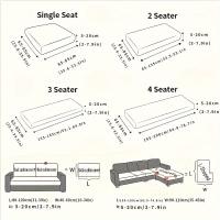 Cubierta De Sofá Universal Elástica En Tela De Poliéster Con Técnica De Tejido Jacquard Para Sala De Estar Amigable Con Animales De Compagnie Adecuada Para Todas Las Estaciones - details 0