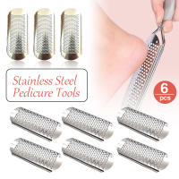 Conjunto De 6 Herramientas De Acero Inoxidable Para Eliminar Callos Pedicura Doméstica Raspe Para Pies Y Talones - details 4