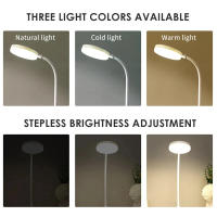 Lámpara De Escritorio LED Portátil Protección Ocular Con Enchufe USB 3 Niveles De Color Pantalla Sin Salto De Brillo Para Dormitorio Luz De Noche Luz De Trabajo - details 0