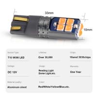 NLpearl 2pcs Luz De Lectura Interior Para Coche LED T10 W5W 194 168 Marcador Lámpara De Estacionamiento De 12V Para Todas Las Marcas Y Modelos De Vehículos - details 0