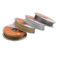 Hilo De Acero Color Retentor 50m/Roll Para Manualidades DIY Pendientes Collares Pulseras Y Peinados En Plata Y Oro Suave - details 5