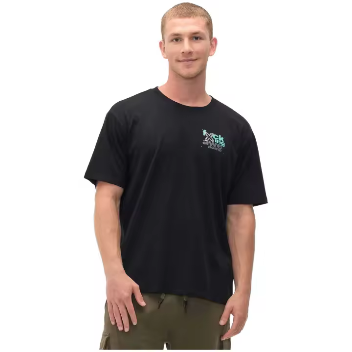 Camiseta de Manga Corta Munich  para hombre en color negro - 1
