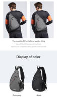 Mochila Deportiva Unisex Mixi Para Ciclismo Y Viajes Con USB Cruzada Versátil De Moda Para Estudiantes Y Escolares Material De Poliéster - details 14