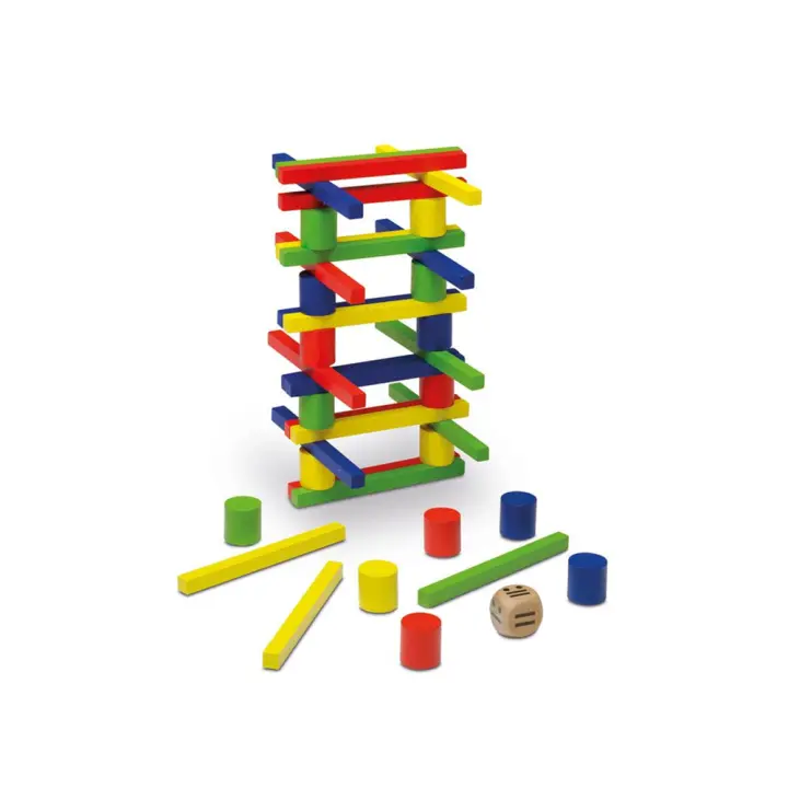 Juego Balance en caja de metal. 48 piezas. Intenta mantener el equilibrio.  (Cayro 111) - 1