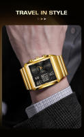 Reloj Militar FOXBOX Para Hombre De Lujo Cuadrado Digital Resistente Al Agua Y Shock Con Display LED Y Cuarzo Moda Deportiva - details 7