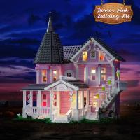 Juego De Bloques De Construcción Coralines 1349 Piezas Palacio Rosa Para Niños Y Niñas Edad Recomendada 3-6 Años Regalo De Navidad Modelo De Edificio De Película - details 2