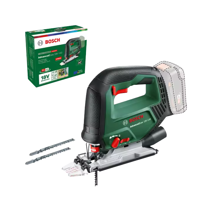 BOSCH 0603013000 Sierra de calar a batería AdvancedSaw 18V-140 (Sin batería ni cargador) - 1