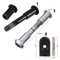 Tornillo De Arandela Reparación De Acero Aumentado Cerradura Fija Para Xiaomi MIJIA M365 Scooter Pieza Plegable Gancho - details 1