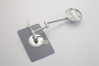 Espejo De Baño Con Ampliación 3X Espejo De Maquillaje Para Pared Espejo Cosmético Plegable Cuadrado De 8 Pulgadas Con Brazo Doble Acero Inoxidable Moderno Para Dama - details 16