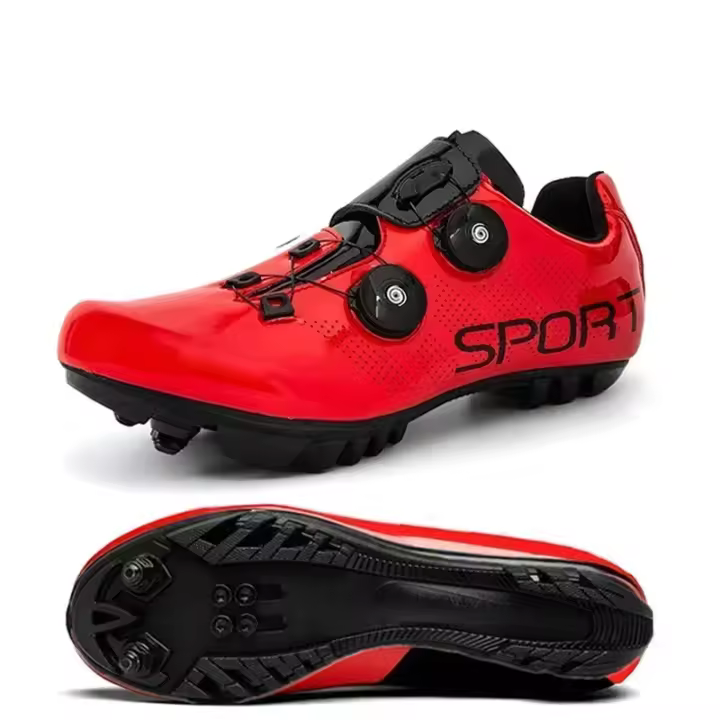 Zapatillas De Ciclismo Unisex MTB Con Cleat Para Hombre Y Mujer Zapatillas De Bicicleta De Montaña Planas Para Carreras Y Bicis De Carretera Spd Zapatillas Mtb - 1