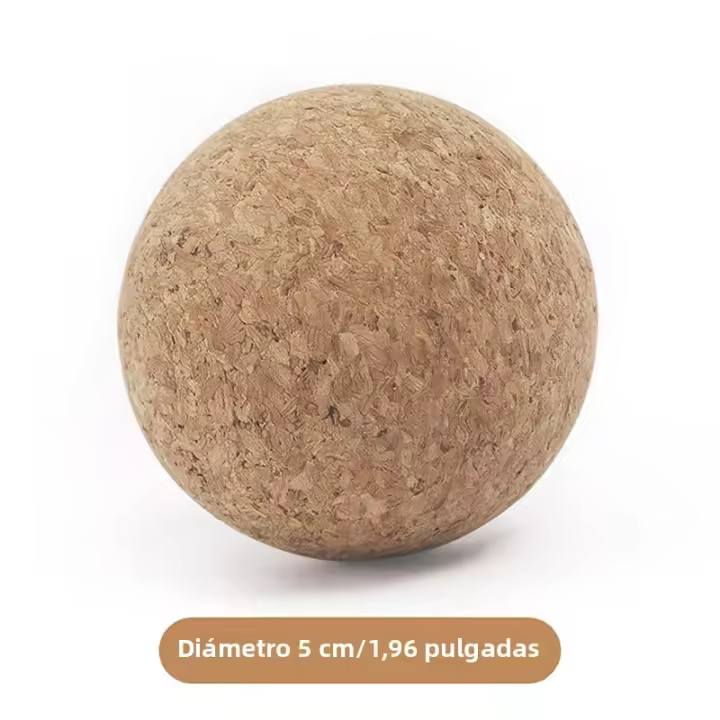 Bola De Masaje De Madera De Tárraco Para Yoga Y Terapia Bola De Masaje Para Pies Y Espalda Libera Tensión Punto Trigémino Relaja Musculos - 1