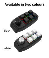 Teclado Mecánico Mini Con Bluetooth RGB 6 Teclas Botón De Copia Y Pegado Teclado Gaming Con 1 Engranaje Personalizable Hotswap Para Mac Y PC - details 9