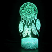 Lámpara De Noche LED 3D Soñador Con Control Remoto 16 Colores Cambiando Regalo Para Niñas Decoración De Habitación Luz De Mesa Al Lado Cama - details 1