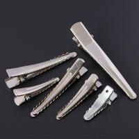 50pcs Pinzas Para Cabello De Alligator Con Dientes Base En Metal Para Joyería DIY Tamaños 25-60mm Herramienta De Negocios De Juego - details 4