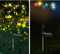 10 Luces Solares Para Jardín Con Diseño De Mariposa Luz Exterior Impermeable Vibrante Para Decoración De Patio Y Camino - details 7