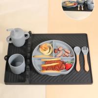 Alfombrilla De Silicona Para Barbacoa Protector Antipolvo Y Limpieza Placa De BBQ Almohadilla De Horno Soporte De Aceite Accesorios De BBQ Al Aire Libre - details 1