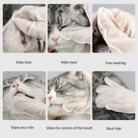 6pcs Guantes Desechables Para Mascotas Limpieza Profunda Desodorización Suave Sin Enjuague Especiales Para Gatos Y Perros Suministros De Peluquería - details 5